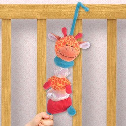 Toys - Rattle - GIRAFFE - Sensory Buzzy Body - Soft and stretchy 