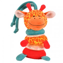 Toys - Rattle - GIRAFFE - Sensory Buzzy Body - Soft and stretchy  - last one