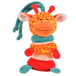 Toys - Rattle - GIRAFFE - Sensory Buzzy Body - Soft and stretchy 