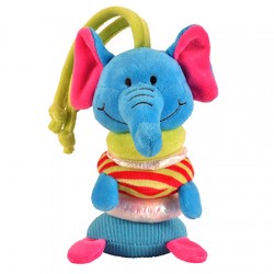 Toys - Rattle - ELEPHANT - Sensory Buzzy Body - Soft and strechy