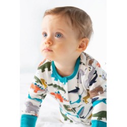 Babygrow - DINOSAURS - Frugi -  Museum life  - dinos. whales -  prehistoric animals - last 6-12m