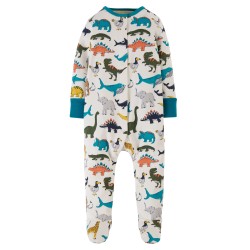 Babygrow - Frugi -  Museum life  - dinos. whales -  prehistoric animals