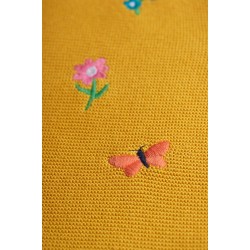 Cardigan - Frugi -  Maia - Yellow Flowers - last 7-8y