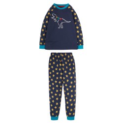 Pyjamas - DINOSAURS - Frugi - Jamie - Navy and stars