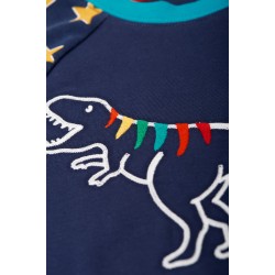 Pyjamas - Frugi - Jamie - DINOSAR - Navy and stars