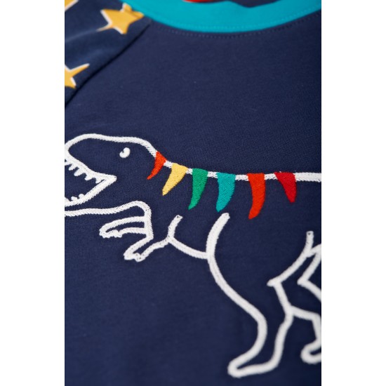 Pyjamas - DINOSAURS - Frugi - Jamie - Navy and stars