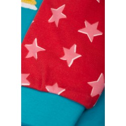 Pyjamas - Frugi - Jamie - STAR - Red and Blue