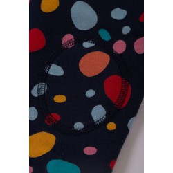 Trousers - Crawlers - RAINBOW - Frugi - DOTS - Rainbow Multi Dalmatian SPOTS 