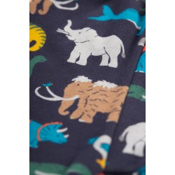 Trousers - Parsnip Pants - DINOSAURS - FRUGI - Indigo Museum Life - last size 6-12m