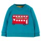 Jumper - Frugi - Easy on - London BUS - Switch Sweatshirt - Camper Blue 