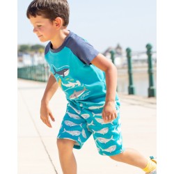 Shorts - Frugi - Samson - with pocket -  Whales 