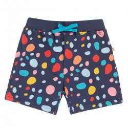 Shorts - Frugi - Sydney - Indigo Rainbow Dalmatians Spot - flash no return offer