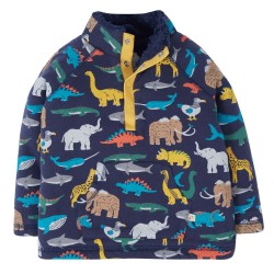 Fleece - FRUGI - MUSEUM LIFE - Prehistoric dinosaurs and other animals