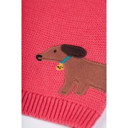 Cardigan - Frugi - Character - Pink Dalmatian and Sausage dog - last size 12-18m