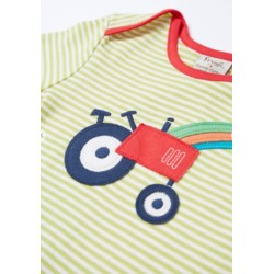 Top - FRUGI - BOBSTER - TRACTOR - Green stripe 