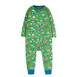 Babygrow - Romper - FARM - FRUGI - Tehidy - GREEN - Life at the farm - clearance offer