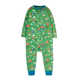 Babygrow - Romper - FRUGI - Tehidy - GREEN - Life at the farm 