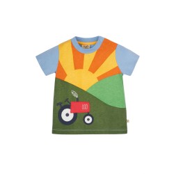 Top - FARM - Frugi - Iori - Rainbow Tractor 