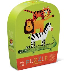 Toys - Jigsaw and Puzzles - JUNGLE FRIENDS - 12pc - 2yr plus
