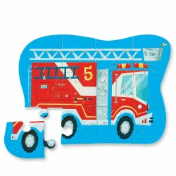 Toys - Jigsaw and Puzzles - MINI PUZZLES - FIRE TRUCK - 12pc - 2yr plus