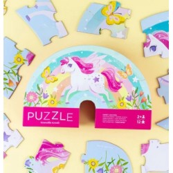 Toys - Jigsaw and Puzzles - MINI PUZZLES -  UNICORN - 12pc - 2yr plus