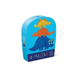 Toys - Jigsaw and Puzzles - FIRST MINI PUZZLES - DINOSAURS FRIENDS - BLUE - 12pc - 2yr plus - last one 