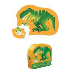 Toys - Jigsaw and Puzzles - MINI PUZZLES - JUST HATCHED - DINOSAUR and EGG - 12pc - 2yr plus