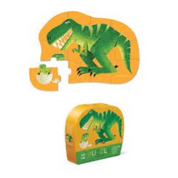 Toys - Jigsaw and Puzzles - FIRST MINI PUZZLES- JUST HATCHED - DINOSAUR and EGG - 12pc - 2yr plus - last one 