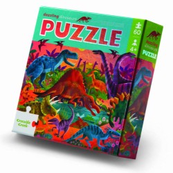 Toys - Jigsaw and Puzzles - Dinosaurs - Dazzling - 60 Piece Holographic Foil Puzzles - last one