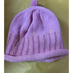 Hat - Baby - 100% cotton - Pink Cake  - last 3-6m