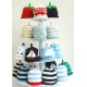 Hat - Baby - Merry Berries - Luxury - 100% cotton - Light Sky Blue with White Spots