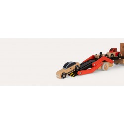 Toys - Vehicles - Classic World - CAR TRANSPORTER - Vehicle carrier - from 2yr  - cars and colours vary - from 2yr