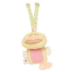 Toys - RATTLE - DUCK - Sensory - FLICK FLACK - with chime - from 0m