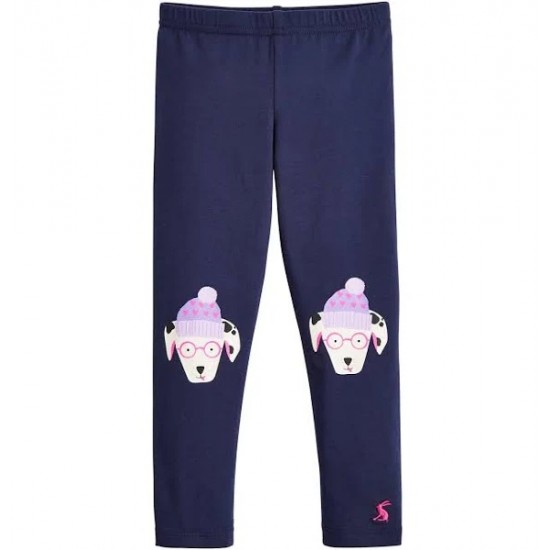 Leggings - Trousers - Joules - Wilde - Navy Dalmatian dog  12-18m -  height 80cm - last size