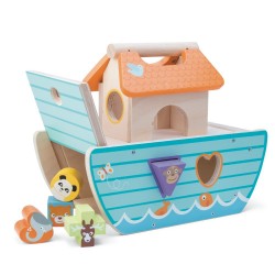 Toys - Educational - Wooden -  Le Toy Van - Le Petit  (Noah) Ark - with animals -  last one - sale 