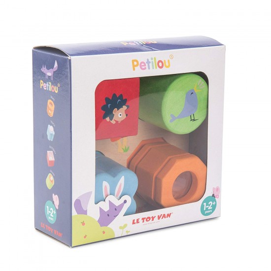 Toys - Baby - Sensory - Wooden - Le Toy Van - Petilou 4 Piece Sensory Tray Set 