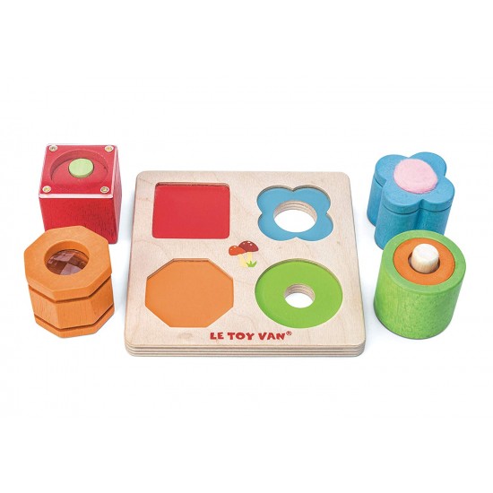 Toys - Baby - Sensory - Wooden - Le Toy Van - Petilou 4 Piece Sensory Tray Set 