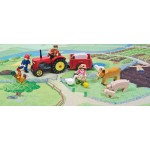 Toys - Wooden - Educational - Sunny Farm Animals - Red tractor toy also available 