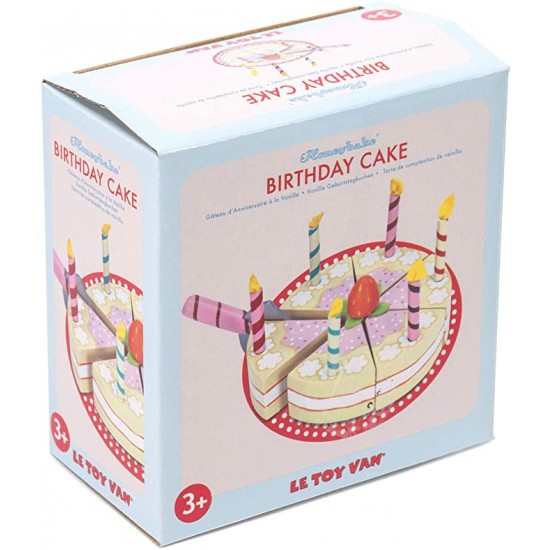 Toys - Wooden  - KITCHEN  -  Le Toy Van - Vanilla Birthday Cake 