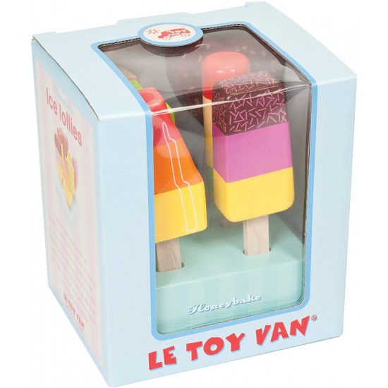 Toys - Wooden - KITCHEN - Le Toys Van - Ice Lollies  - 6 pc - last one