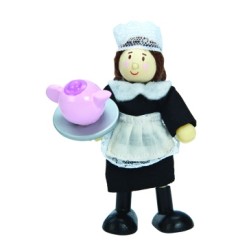 Toys - Kitchen - TEA MAID FIGURE - Budkins - Wooden - Le Toy Van - Milly - last one