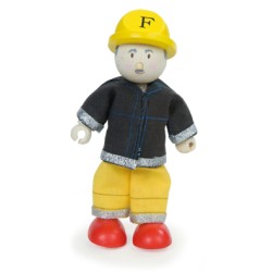 Toys - FIGURES - Budkins - Wooden - FIRE ENGINES -  Le Toy Van - Firefighter Harry - last two