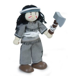 Toys - FIGURES - Budkins - Wooden -FIGURES -  Le Toy Van - Indian Stormcloud - last 1