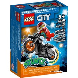 LEGO - CITY - 60311 - Fire Stunt Bike Show Toy Motorbike 