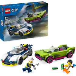 LEGO - CITY - 60415 - Police Car and Muscle Car Chase