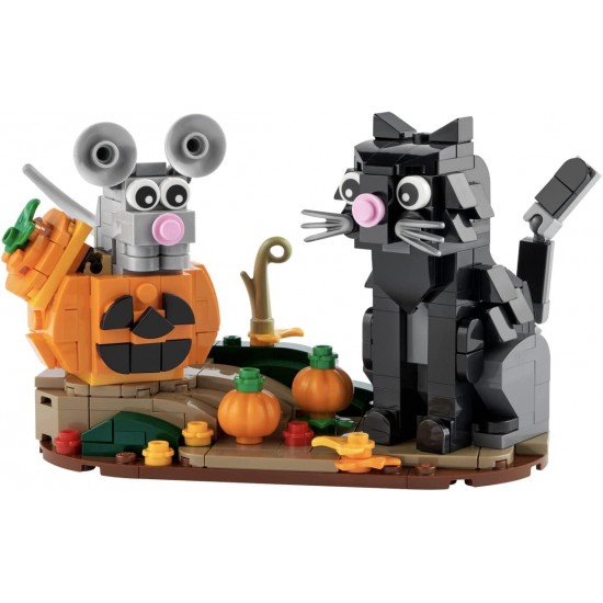 LEGO - Halloween - 40570 - Pumpkin , Cat and  Mouse - last one
