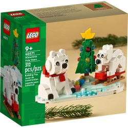 Lego - POLAR BEARS - Christmas Tree -  Wintertime - 40571  