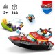 Lego - CITY - 60373 - FIRE RESCUE BOAT - with Jetpack, Dinghy and 3 Minifigures - last one