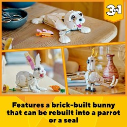 LEGO - CREATOR - 31133 - White bunny rabbit to seal and parrot - 3-in-1 - SALE