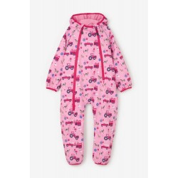 Outerwear - Puddle Suit - Lighthouse - Jude - PINK FARM TRACTOR   3-4, 4-5 , 5-6y